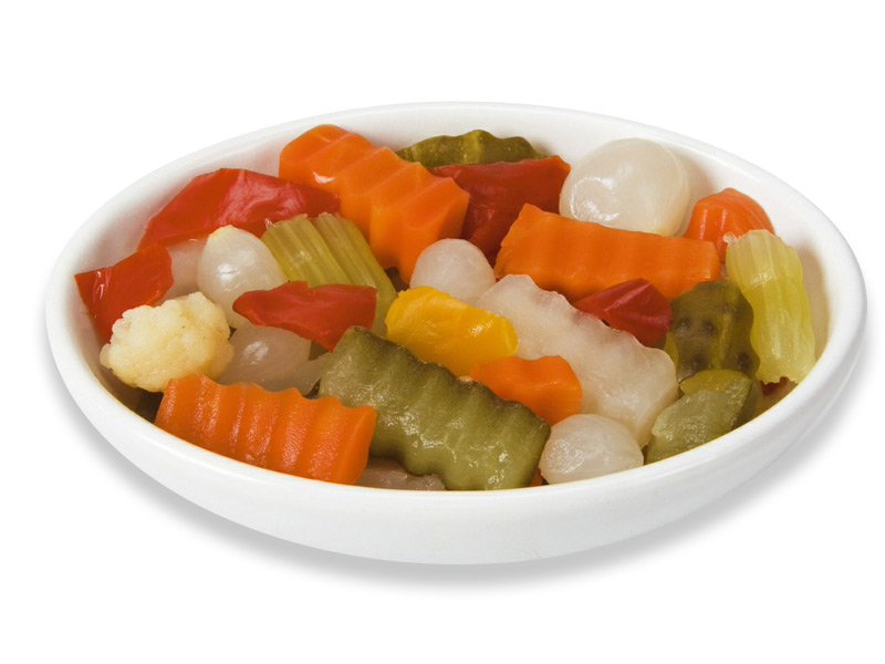 Giardiniera in aceto di vino