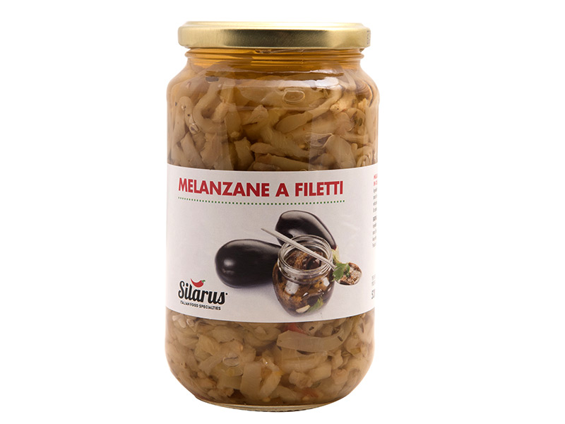 Melanzane a filetti in olio