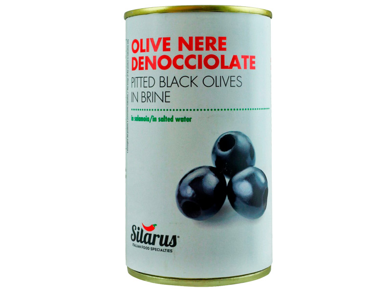 Olive nere denocciolate in salamoia